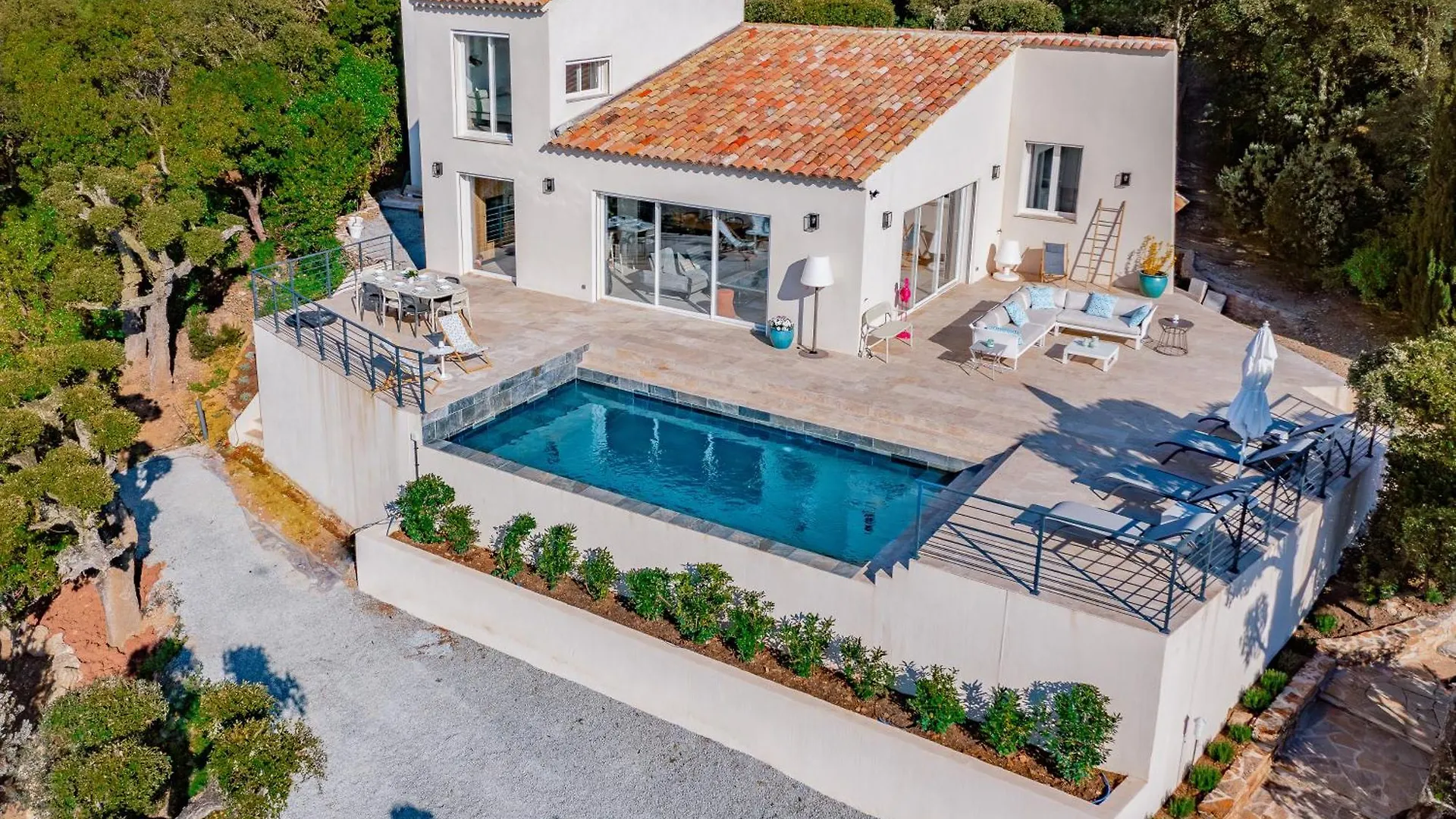 Magnifique Villa Piscine Chauffee, Climatisee, Vue Mer Sur レ・ズィサンブル フランス