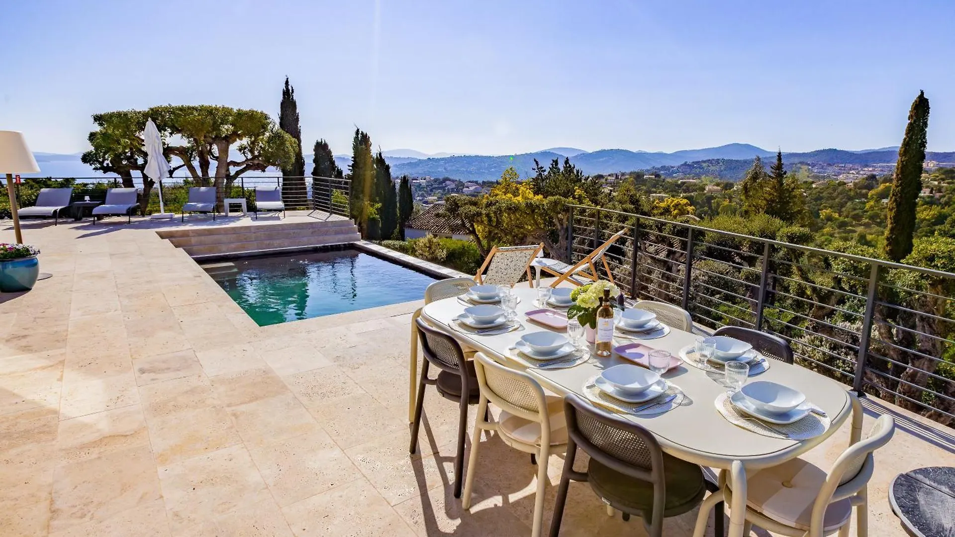 Magnifique Villa Piscine Chauffee, Climatisee, Vue Mer Sur レ・ズィサンブル
