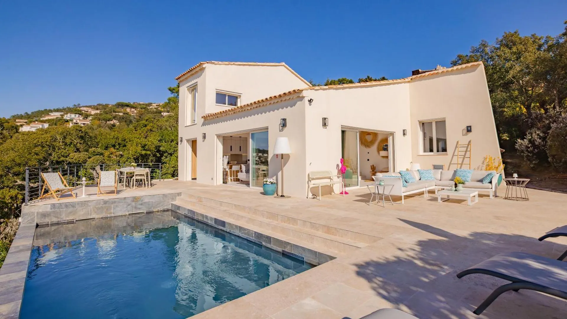 Magnifique Villa Piscine Chauffee, Climatisee, Vue Mer Sur レ・ズィサンブル