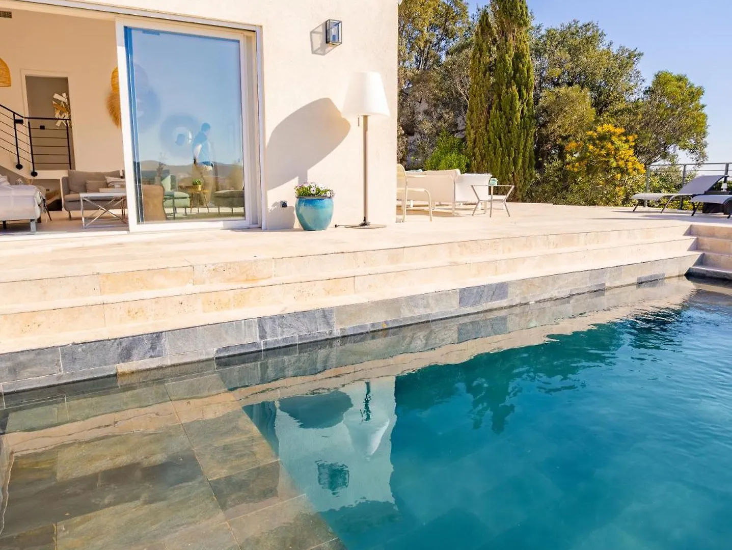 Magnifique Villa Piscine Chauffee, Climatisee, Vue Mer Sur レ・ズィサンブル