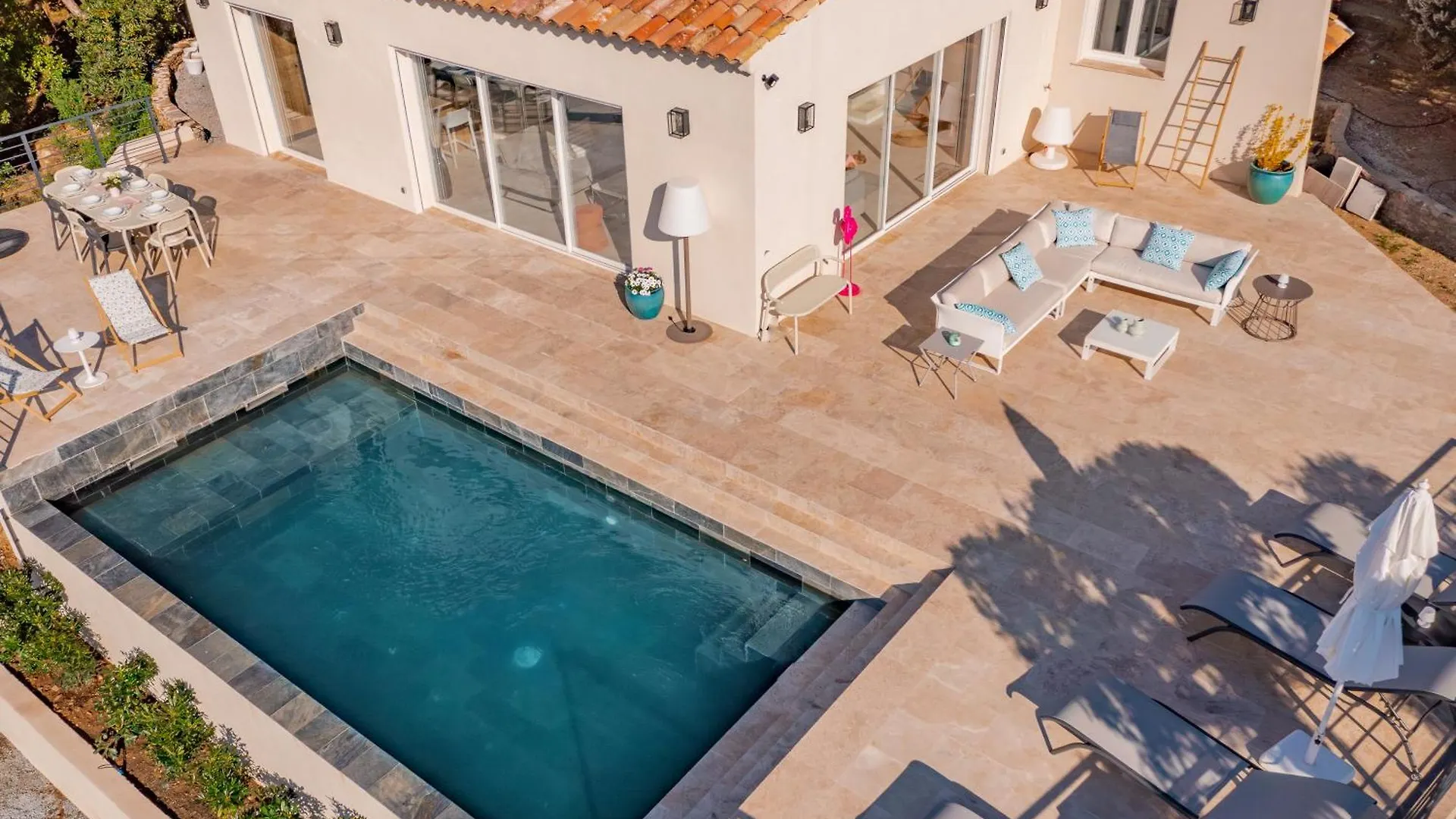 Magnifique Villa Piscine Chauffee, Climatisee, Vue Mer Sur レ・ズィサンブル